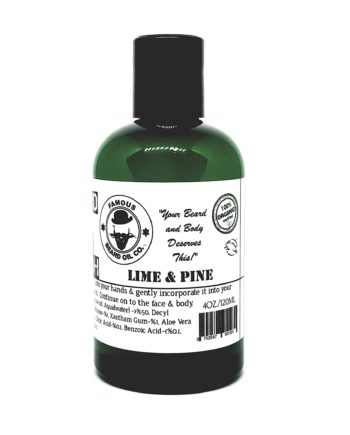 Lime & Pine Beard and Body Wash The Famous Beard Oil Company