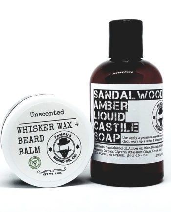 Unscented Beard Balm and Wash Set