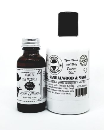 Sandalwood and Sage Combo Set Beard Care